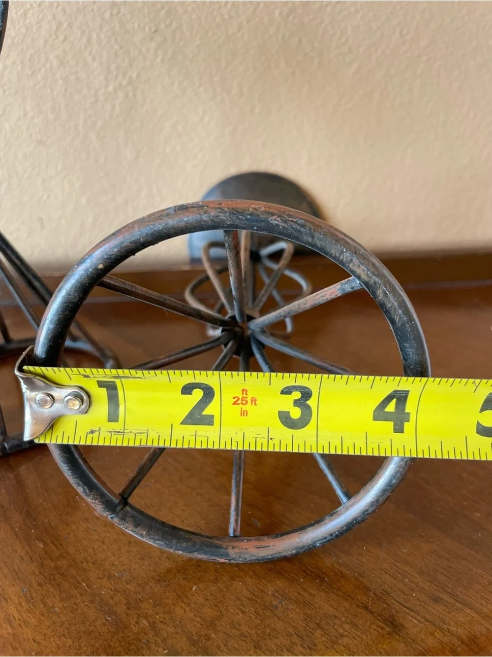 Vintage Metal Wire Candle Holders Set of 3 - Black and Bronze